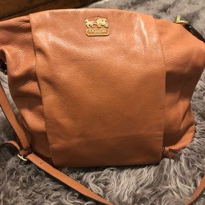 Coach Madison Isabelle shoulder bag in cognac